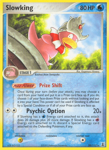 Carta Slowking 28/113 do set Delta Species — Pokémon TCG | Bynx