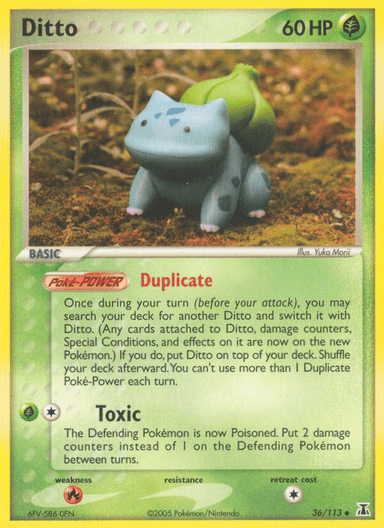 Carta Ditto 36/113 do set Delta Species — Pokémon TCG | Bynx