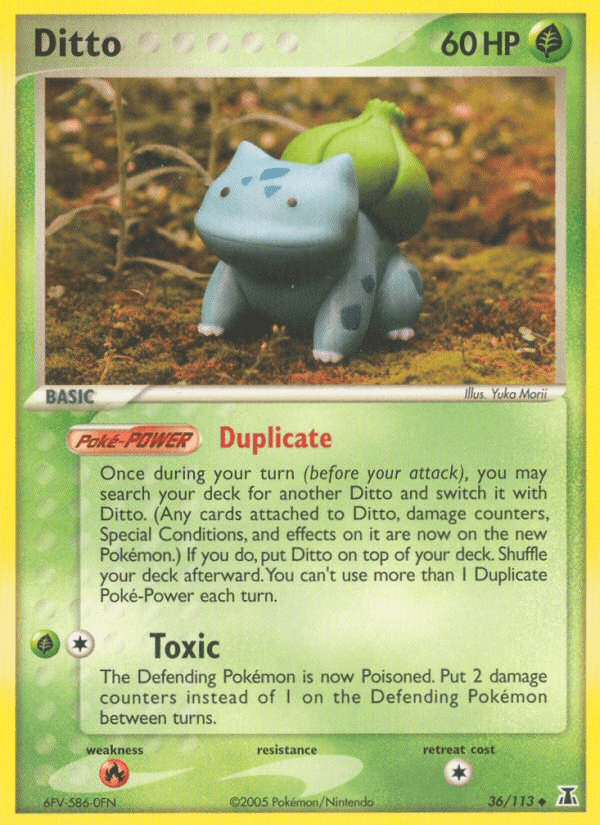 Carta Ditto 36/113 do set Delta Species — Pokémon TCG | Bynx