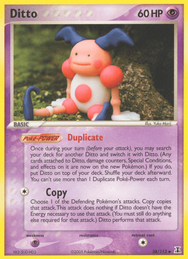 Carta Ditto 38/113 do set Delta Species — Pokémon TCG | Bynx