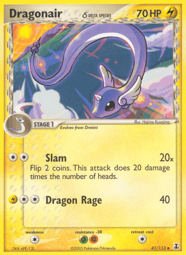 Carta Dragonair δ 41/113 do set Delta Species — Pokémon TCG | Bynx