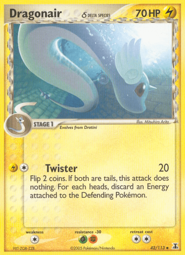 Carta Dragonair δ 42/113 do set Delta Species — Pokémon TCG | Bynx