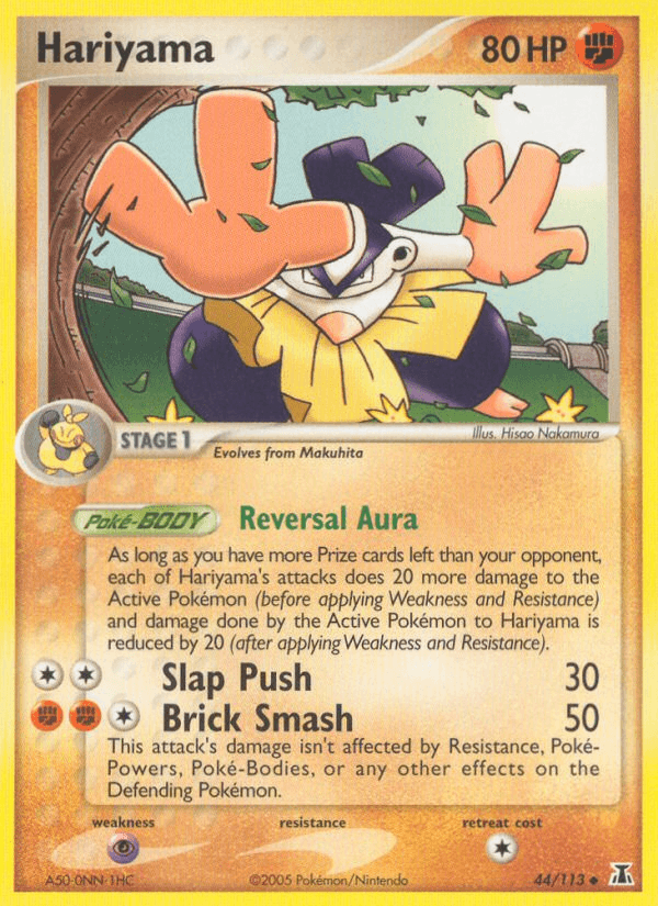 Carta Hariyama 44/113 do set Delta Species — Pokémon TCG | Bynx
