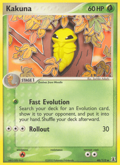 Carta Kakuna 46/113 do set Delta Species — Pokémon TCG | Bynx