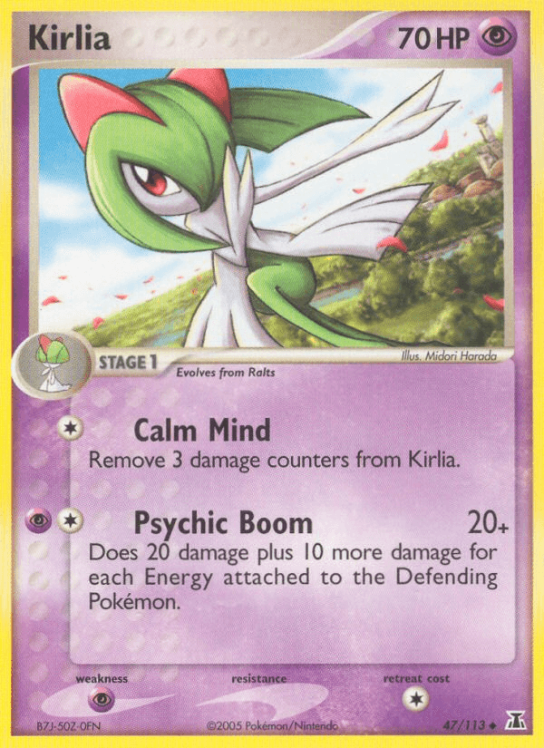 Carta Kirlia 47/113 do set Delta Species — Pokémon TCG | Bynx