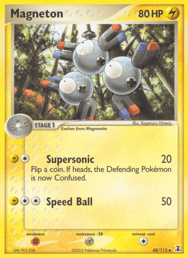 Carta Magneton 48/113 do set Delta Species — Pokémon TCG | Bynx