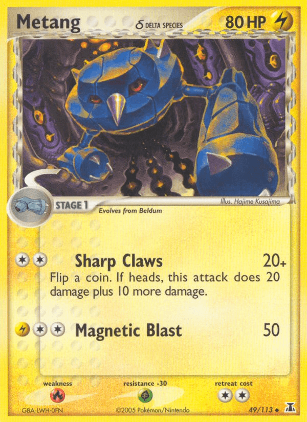Carta Metang δ 49/113 do set Delta Species — Pokémon TCG | Bynx