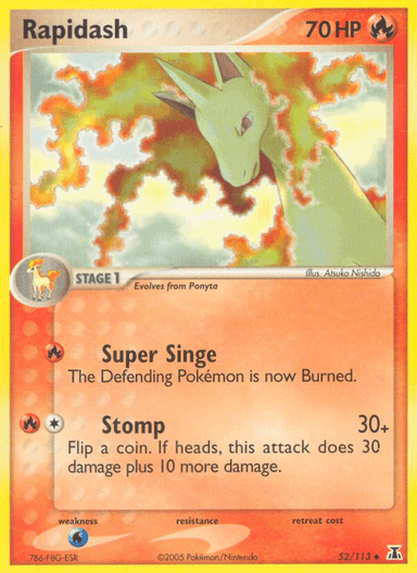 Carta Rapidash 52/113 do set Delta Species — Pokémon TCG | Bynx