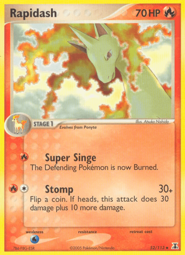 Carta Rapidash 52/113 do set Delta Species — Pokémon TCG | Bynx