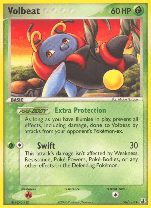 Carta Volbeat 56/113 do set Delta Species — Pokémon TCG | Bynx