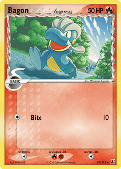 Bagon δ 57/113 — Delta Species