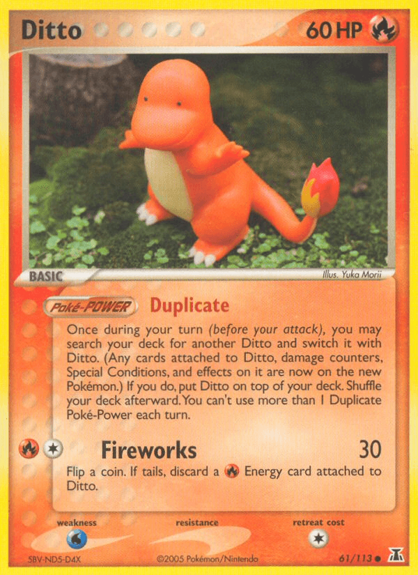Carta Ditto 61/113 do set Delta Species — Pokémon TCG | Bynx
