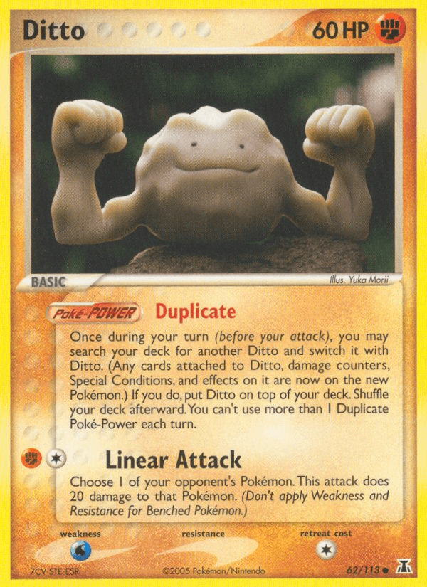 Carta Ditto 62/113 do set Delta Species — Pokémon TCG | Bynx