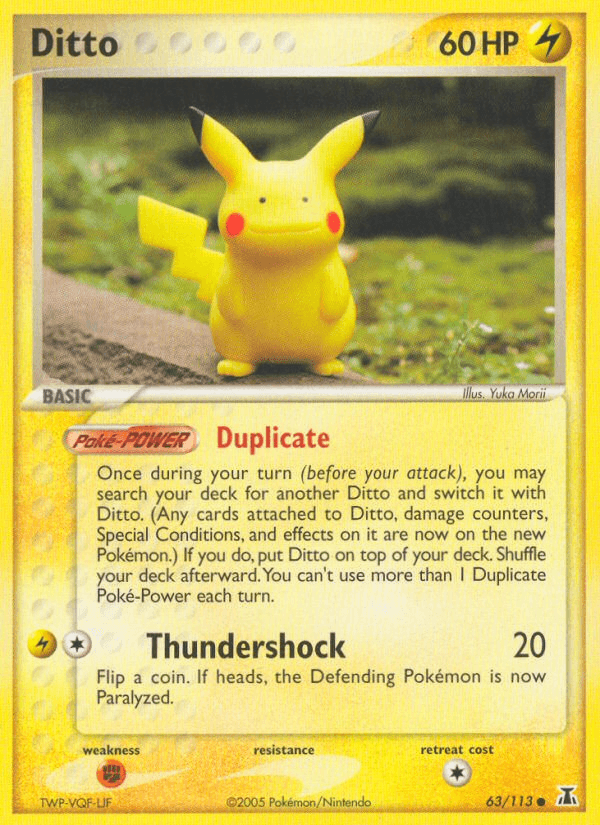 Carta Ditto 63/113 do set Delta Species — Pokémon TCG | Bynx