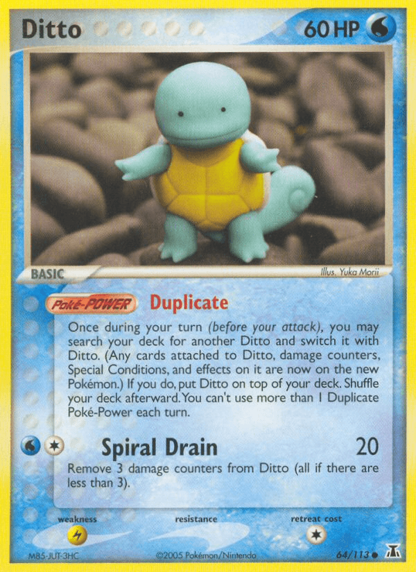 Carta Ditto 64/113 do set Delta Species — Pokémon TCG | Bynx