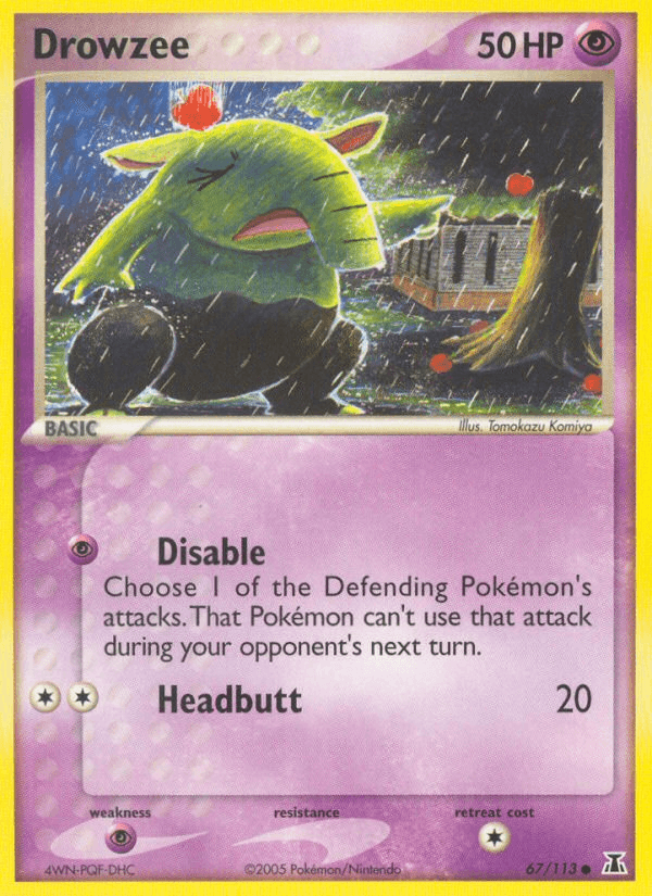 Carta Drowzee 67/113 do set Delta Species — Pokémon TCG | Bynx
