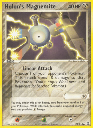 Carta Holon's Magnemite 70/113 do set Delta Species — Pokémon TCG | Bynx