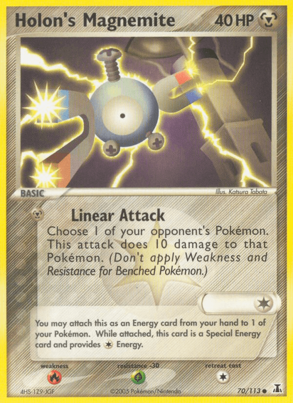 Carta Holon's Magnemite 70/113 do set Delta Species — Pokémon TCG | Bynx