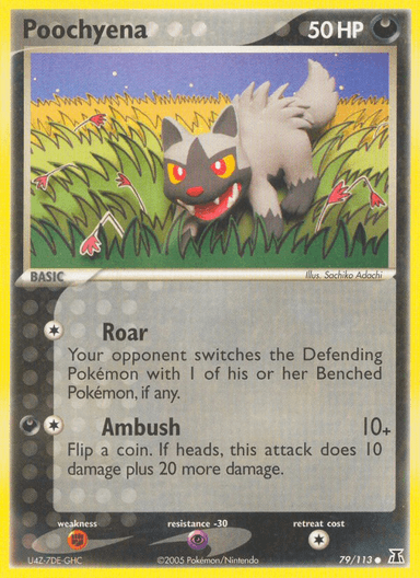 Carta Poochyena 79/113 do set Delta Species — Pokémon TCG | Bynx