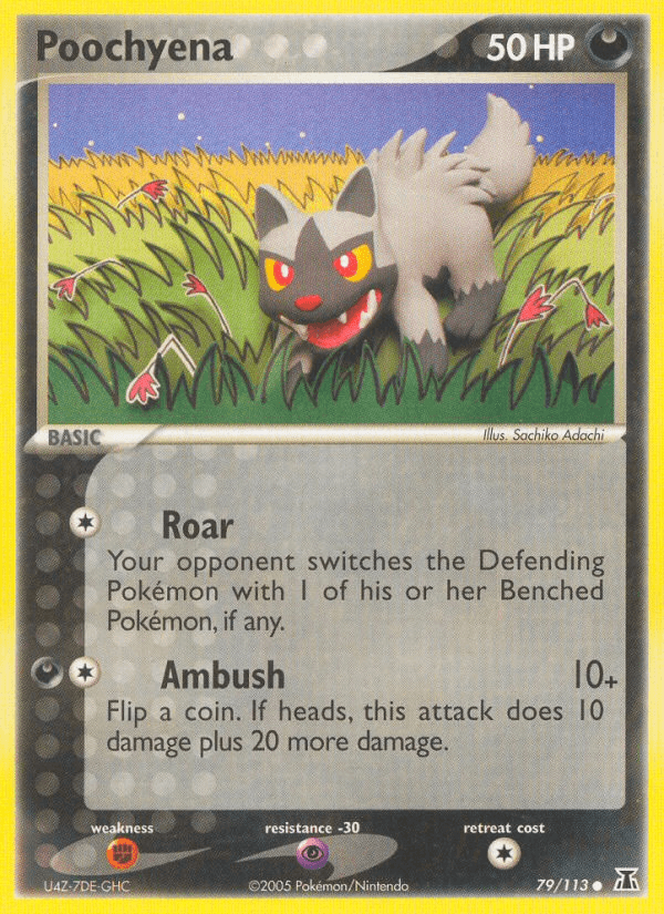 Carta Poochyena 79/113 do set Delta Species — Pokémon TCG | Bynx