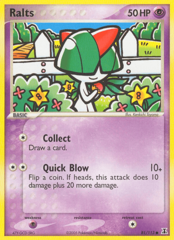 Carta Ralts 81/113 do set Delta Species — Pokémon TCG | Bynx