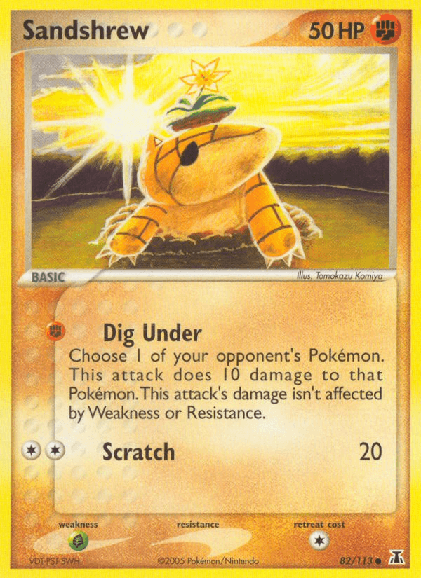Carta Sandshrew 82/113 do set Delta Species — Pokémon TCG | Bynx