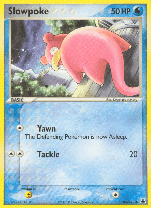 Carta Slowpoke 83/113 do set Delta Species — Pokémon TCG | Bynx