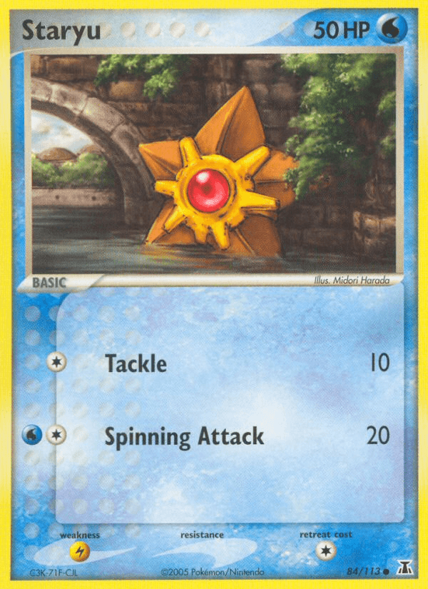 Carta Staryu 84/113 do set Delta Species — Pokémon TCG | Bynx