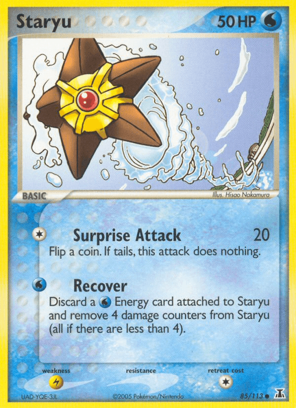 Carta Staryu 85/113 do set Delta Species — Pokémon TCG | Bynx