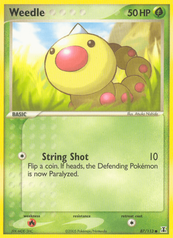 Carta Weedle 87/113 do set Delta Species — Pokémon TCG | Bynx