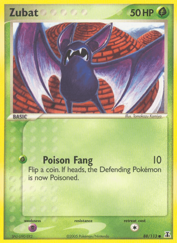 Carta Zubat 88/113 do set Delta Species — Pokémon TCG | Bynx
