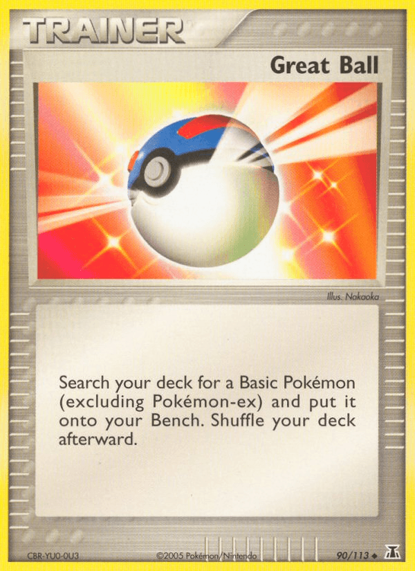 Carta Great Ball 90/113 do set Delta Species — Pokémon TCG | Bynx