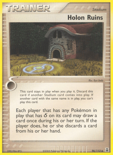 Carta Holon Ruins 96/113 do set Delta Species — Pokémon TCG | Bynx