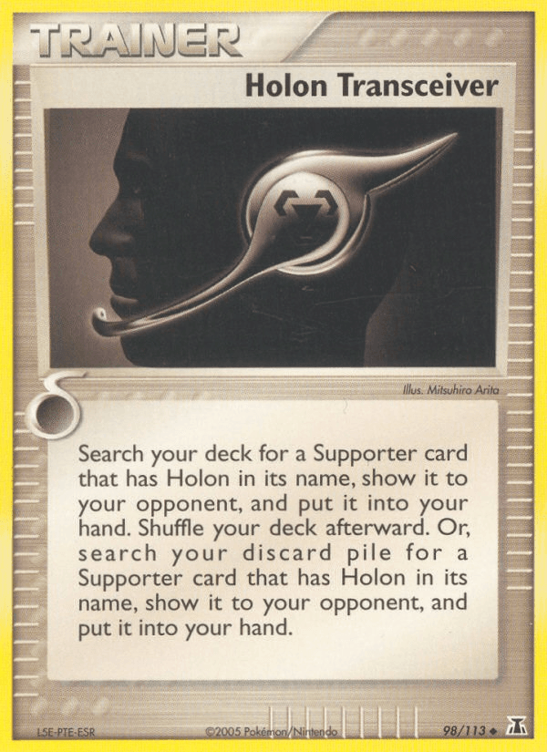 Carta Holon Transceiver 98/113 do set Delta Species — Pokémon TCG | Bynx