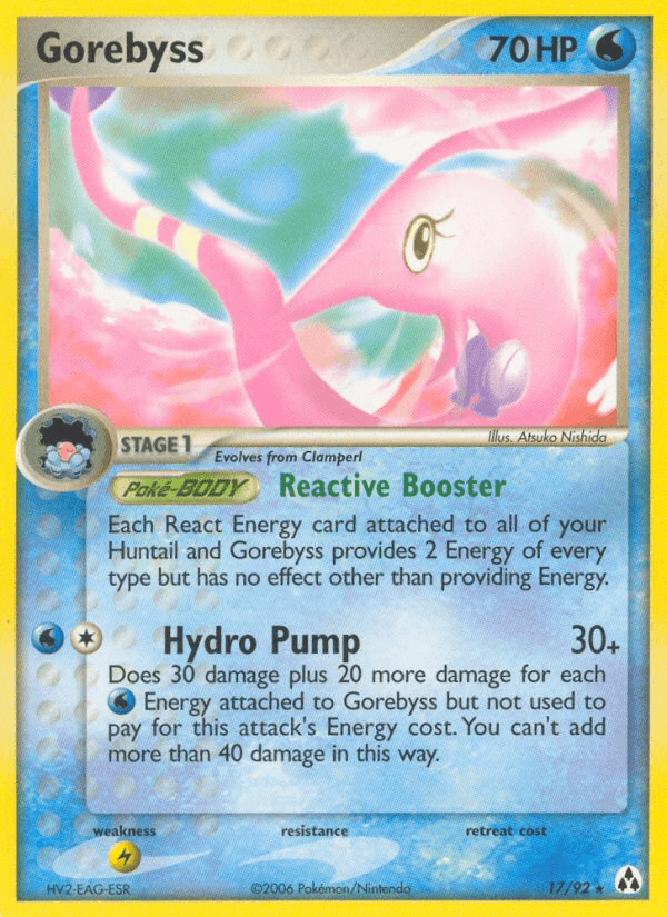 Carta Gorebyss 17/92 do set Legend Maker — Pokémon TCG | Bynx