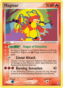 Magmar 21/92 — Legend Maker