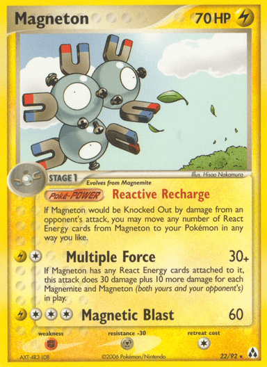 Carta Magneton 22/92 do set Legend Maker — Pokémon TCG | Bynx