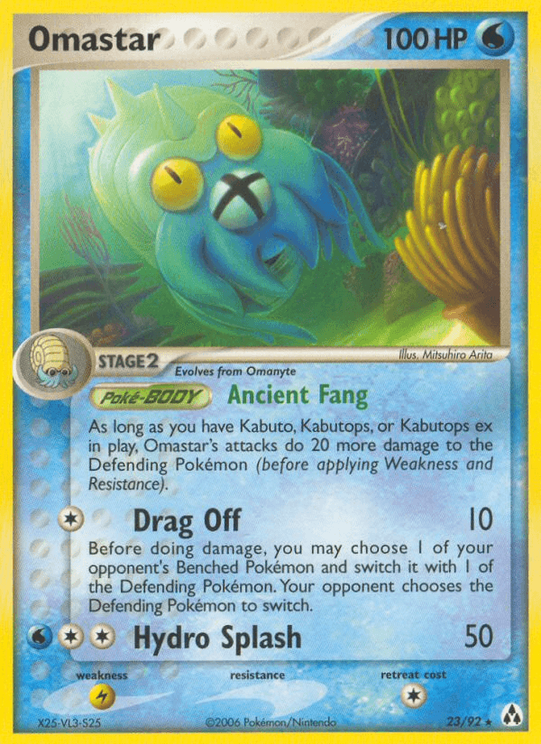 Carta Omastar 23/92 do set Legend Maker — Pokémon TCG | Bynx