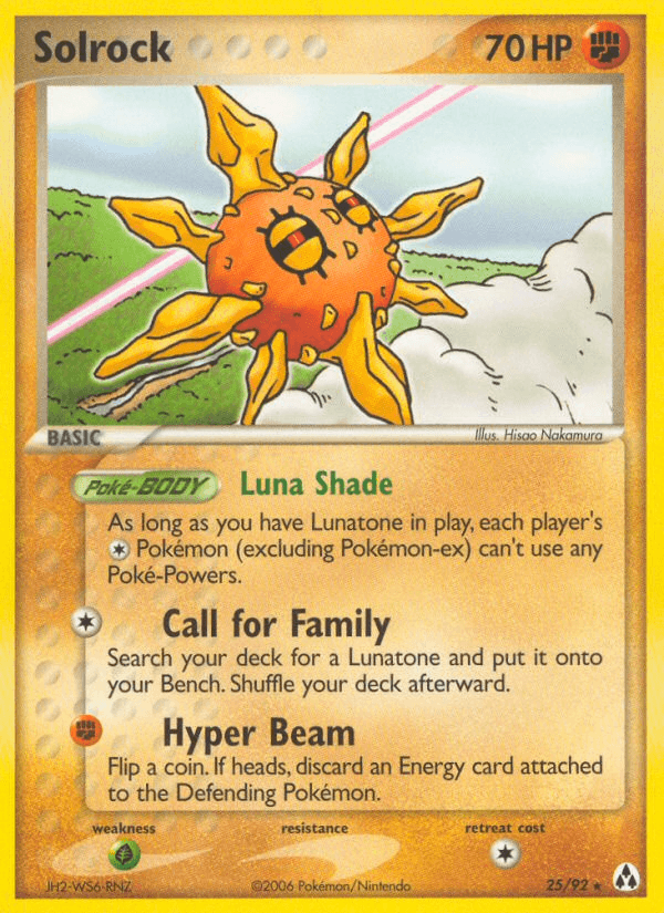 Carta Solrock 25/92 do set Legend Maker — Pokémon TCG | Bynx