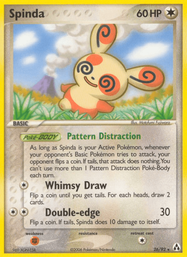 Carta Spinda 26/92 do set Legend Maker — Pokémon TCG | Bynx