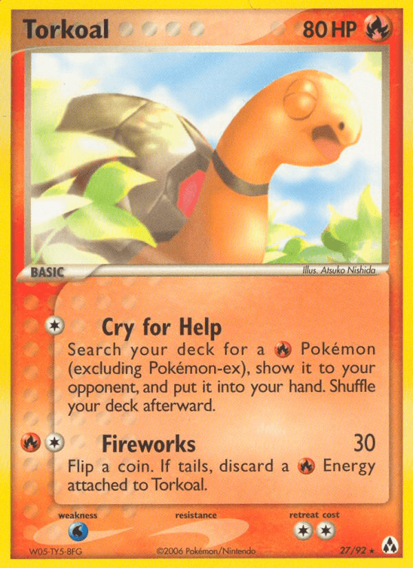Carta Torkoal 27/92 do set Legend Maker — Pokémon TCG | Bynx