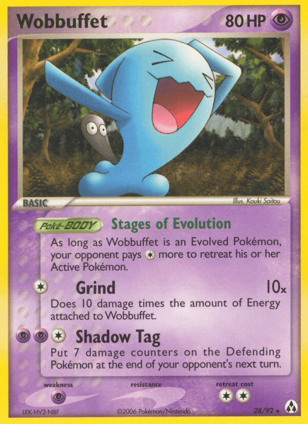 Carta Wobbuffet 28/92 do set Legend Maker — Pokémon TCG | Bynx