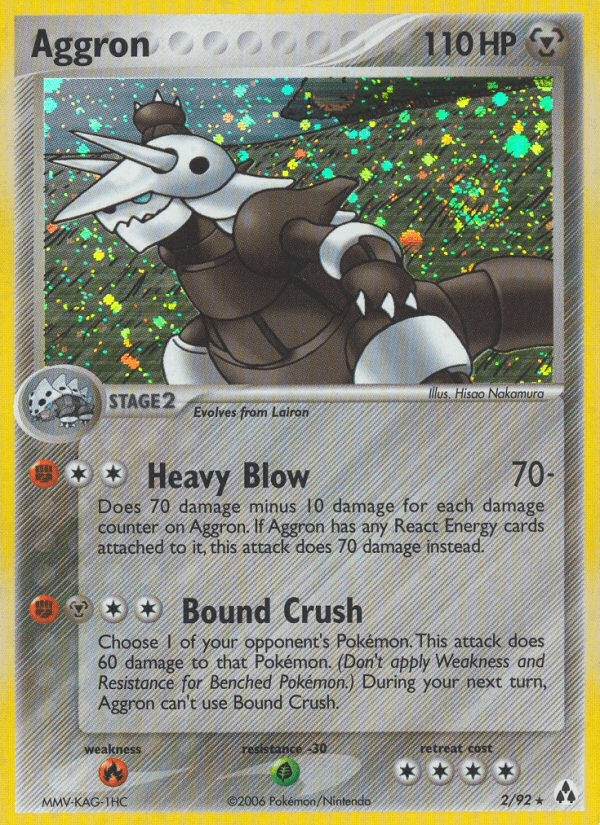 Carta Aggron 2/92 do set Legend Maker — Pokémon TCG | Bynx