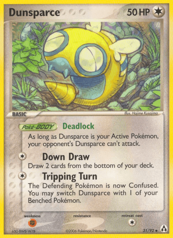 Carta Dunsparce 31/92 do set Legend Maker — Pokémon TCG | Bynx
