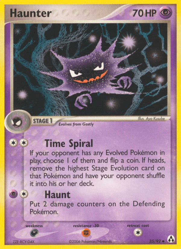 Carta Haunter 35/92 do set Legend Maker — Pokémon TCG | Bynx