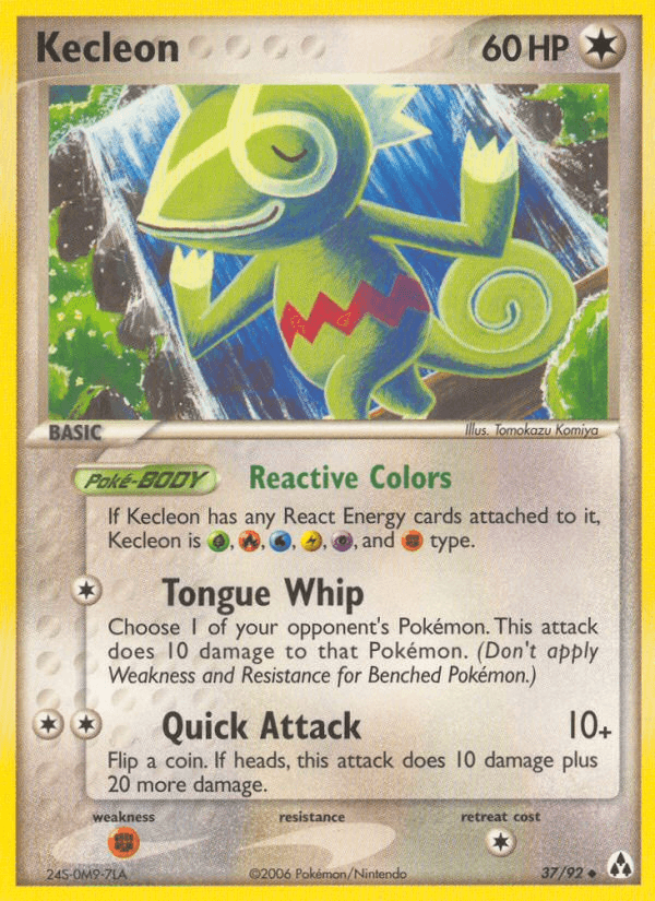 Carta Kecleon 37/92 do set Legend Maker — Pokémon TCG | Bynx