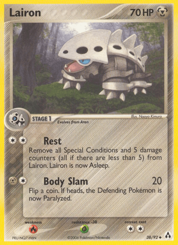 Carta Lairon 38/92 do set Legend Maker — Pokémon TCG | Bynx
