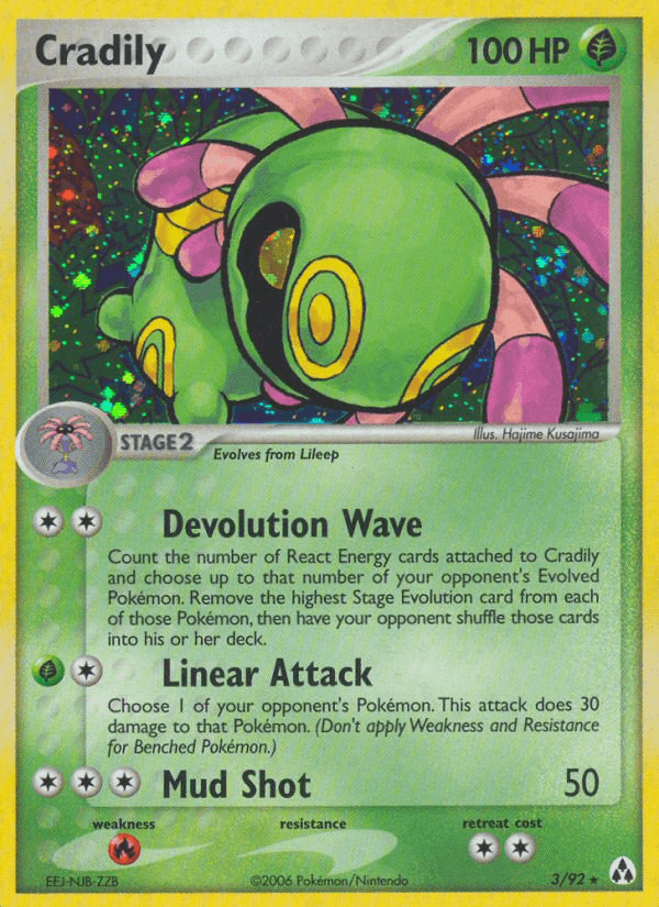 Carta Cradily 3/92 do set Legend Maker — Pokémon TCG | Bynx
