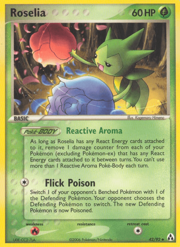 Carta Roselia 42/92 do set Legend Maker — Pokémon TCG | Bynx