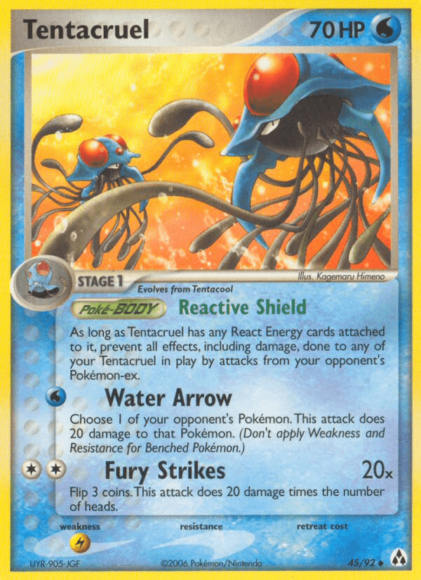 Carta Tentacruel 45/92 do set Legend Maker — Pokémon TCG | Bynx